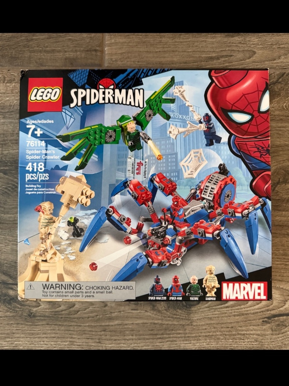 LEGO 76114 Spider-Man Spider Crawler (Retired) - New Sealed In Box